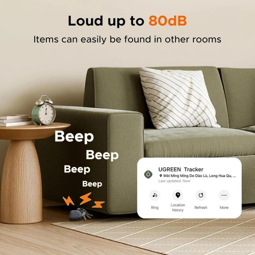 Пошуковий трекер для Android UGREEN CM829 Tracker 1-Pack додаток SmartThings