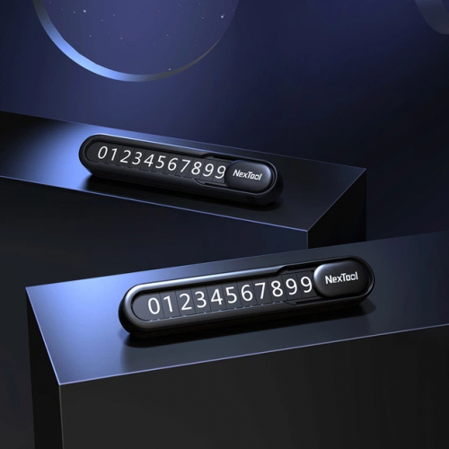 Паркувальна візитка Xiaomi NEXTOOL Вбудований склобій та стропоріз Black