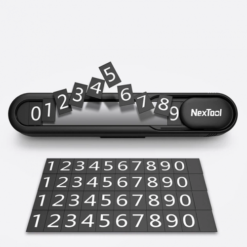 Паркувальна візитка Xiaomi NEXTOOL Вбудований склобій та стропоріз Black