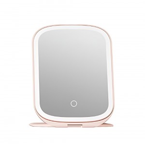 Дзеркало для макіяжу Xiaomi DOCO Cosmetic Mirror Portable with Lamp Flip version-Powder