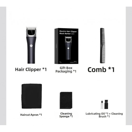 Машинка для стрижки Xiaomi DOCO Electric Hair Clipper Black Knife Turbo Edition Metallic Deep Blue