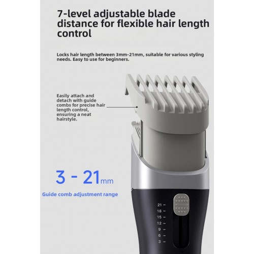 Машинка для стрижки Xiaomi DOCO Electric Hair Clipper Black Knife Turbo Edition Metallic Deep Blue