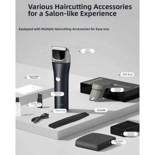 Машинка для стрижки Xiaomi DOCO Electric Hair Clipper Black Knife Turbo Edition Metallic Deep Blue