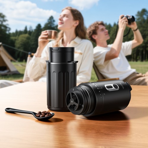 Портативная кофемашина Hoco HX80 15 W 1300 mah all-in-one Black