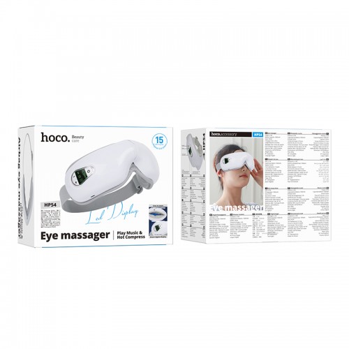 Массажёр Hoco HP54 1000 мА·ч Массажёр для глаз с воздушной подушкой white