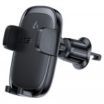 Автотримач для телефона з бездротовою зарядкою Acefast D48 press type for air vent Black