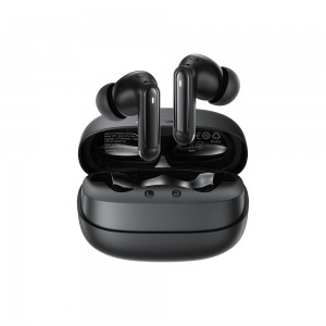 Бездротові Bluetooth навушники TWS Acefast W8 AI translation, ANC+ENC, IPX4, Black