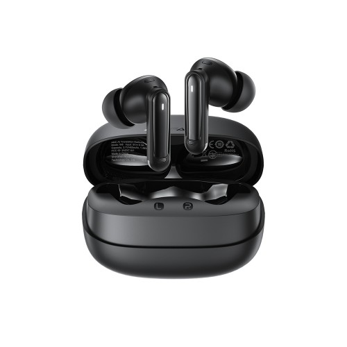 Бездротові Bluetooth навушники TWS Acefast W8 AI translation, ANC+ENC, IPX4, Black