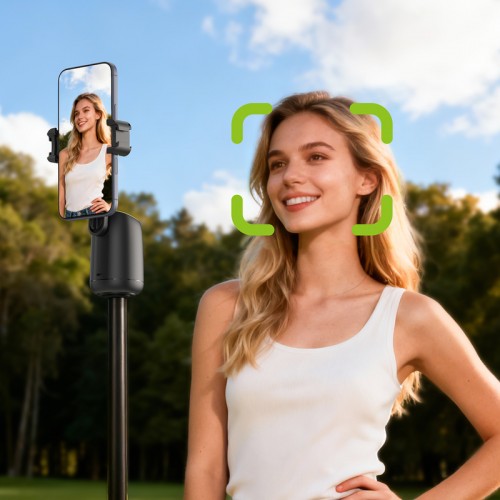 Смарт-штатив Acefast E44 360-degree AI intelligent follow-up PTZ Black