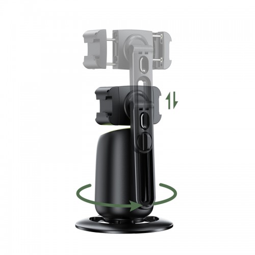 Смарт-штатив Acefast E44 360-degree AI intelligent follow-up PTZ Black