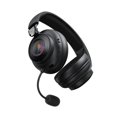 Комп'ютерні навушники ігрові Acefast H15 gaming wireless headset Black