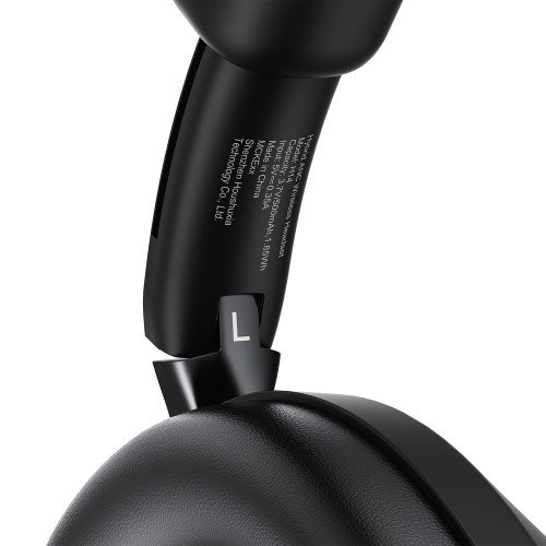 Бездротові накладні навушники Acefast H14 hybrid ANC wireless headset Black