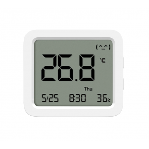 Термогігрометр, температура, вологість, годинник Xiaomi Mi Temperature and Humidity Monitor 3