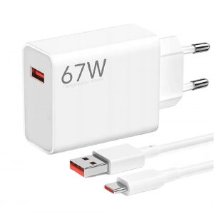 Мережевий зарядний пристрій 67W Xiaomi HyperCharge Combo (Type-A) EU