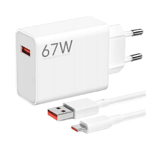 Мережевий зарядний пристрій 67W Xiaomi HyperCharge Combo (Type-A) EU