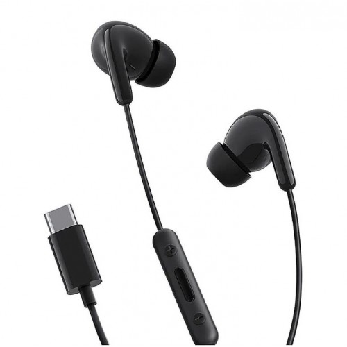 Проводные вакуумные наушники с микрофоном Xiaomi Type-C Earphones Black