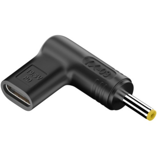 Перехідник живлення для ноутбука PD Type-C -> DC 19.5V 4.0*1.7мм (HP)