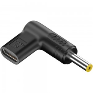 Перехідник живлення для ноутбука PD Type-C-> DC19.5V, 5.5*2.5мм (універсальний: Acer, HP, Fujitsu, Toshiba)