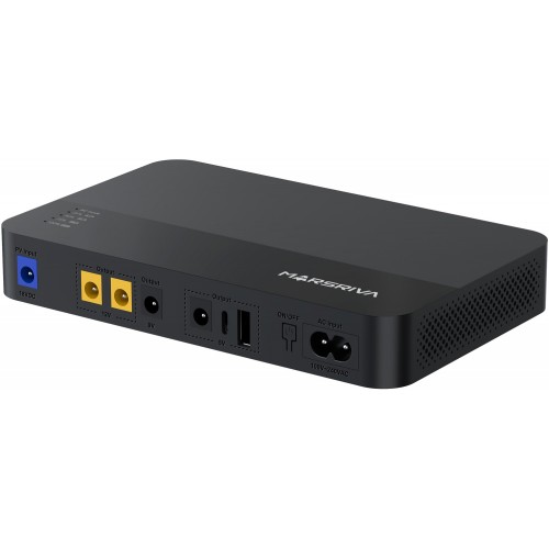 ДБЖ для Wi-Fi роутера UPS Marsriva KP1Plus 16000mAh 2x5V/9V/2x12V 18W Li-ion Black