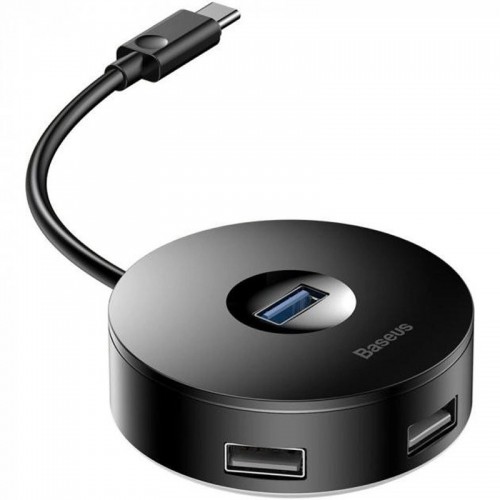 Переходник HUB Baseus Round Box Type-C to USB 3.0 + 3USB 2.0 (CAHUB-G)