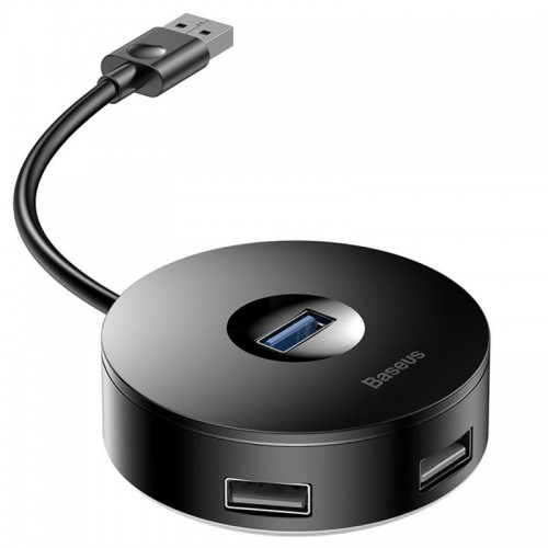 Переходник HUB Baseus Round Box USB to USB 3.0 + 3USB 2.0 (CAHUB-F)