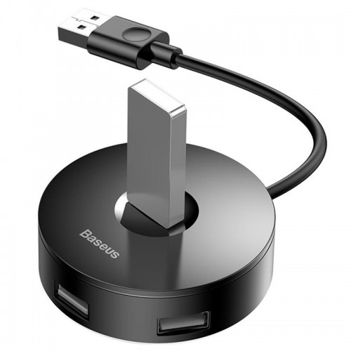 Переходник HUB Baseus Round Box USB to USB 3.0 + 3USB 2.0 (CAHUB-F)