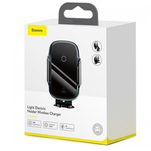 Автодержатель с БЗУ Baseus Light Electric 15W (WXHW03)