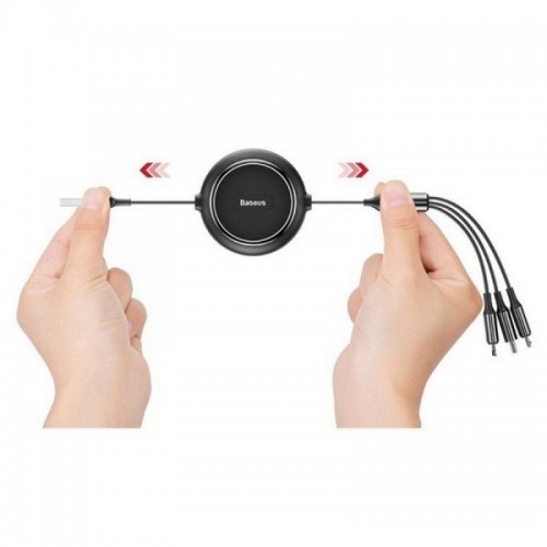 Дата кабель Baseus Golden Loop 3-in-1 (1.2m) (CAMLT-JH)