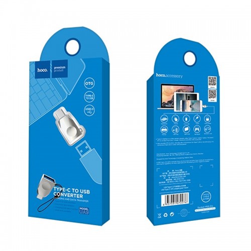 Переходник Hoco UA9 USB OTG to Type-C