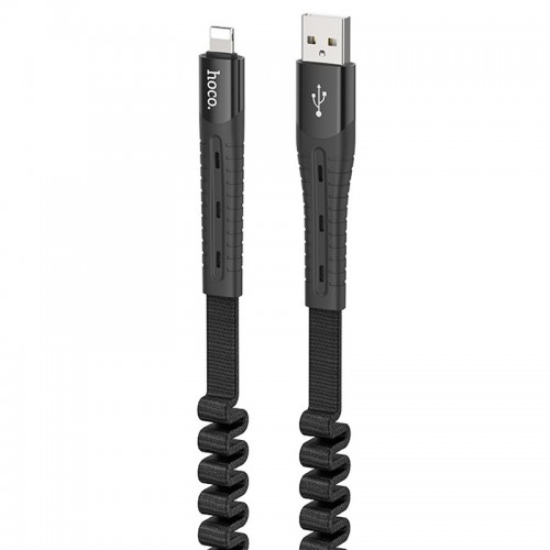 Дата кабель Hoco U78 "Cotton treasure elastic" lightning (1.2М)