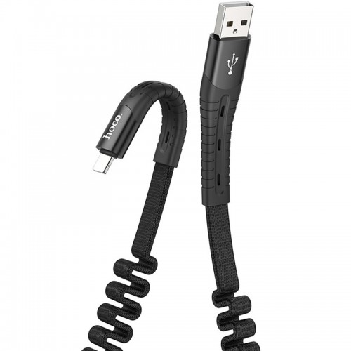 Дата кабель Hoco U78 "Cotton treasure elastic" lightning (1.2М)
