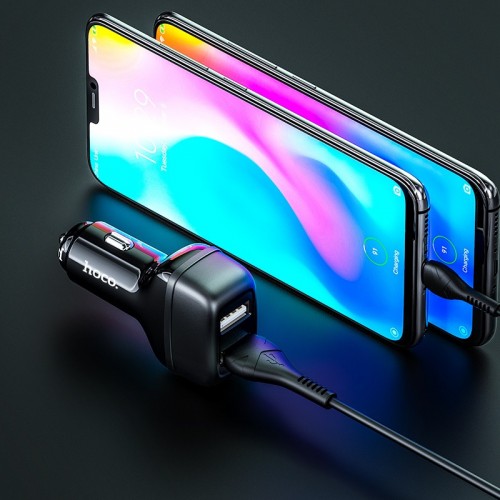 АЗУ Hoco Z36 (2USB/2.4A) + Type-C