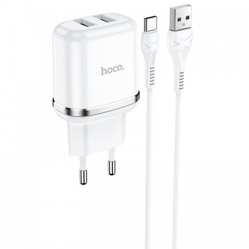 МЗП Hoco N4 (2USB/2.4A) + Type-C