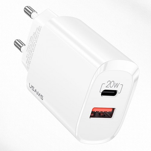 СЗУ Usams US-CC121 T35 QC3.0 + PD3.0 20W