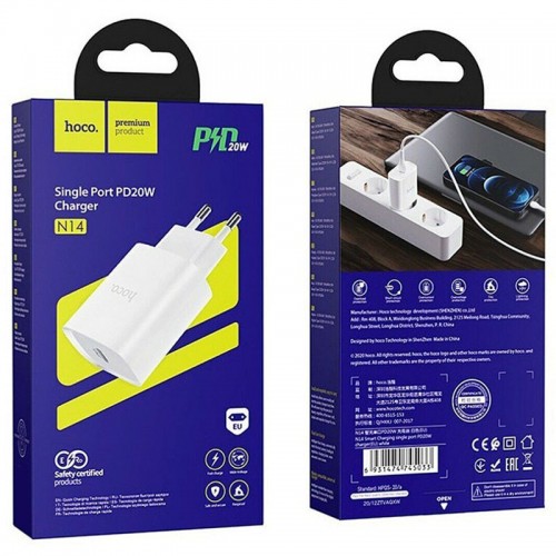 МЗП HOCO N14 PD 20W 1Type-C