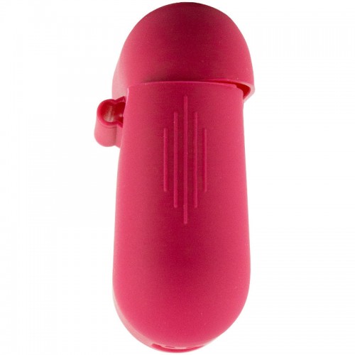 Силиконовый футляр New с карабином для наушников Airpods 1/2