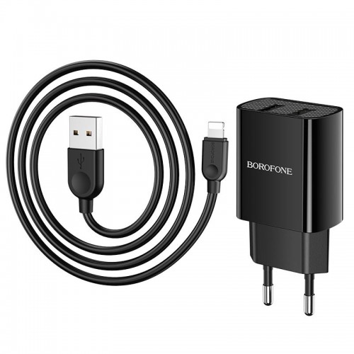МЗП Borofone BA53A Powerway (2USB/2.1A) + Lightning