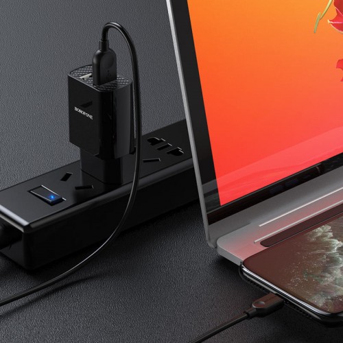 МЗП Borofone BA53A Powerway (2USB/2.1A) + Lightning