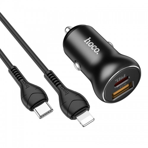 АЗУ Hoco NZ5 Smooth road PD30W + QC3.0 + Type-C to Lightning