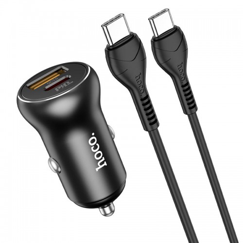 АЗУ Hoco NZ5 Smooth road PD30W + QC3.0 + Type-C to Type-C
