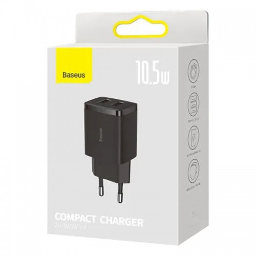 МЗП Baseus Compact 10.5W (2USB) (CCXJ01)