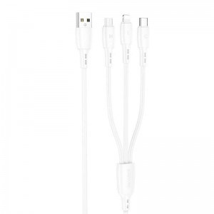 Дата кабель Borofone BX71 USB to 3in1 (1m)