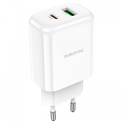 МЗП Borofone BN4 PD20W+QC3.0 (1USB/1Type-C/3A)