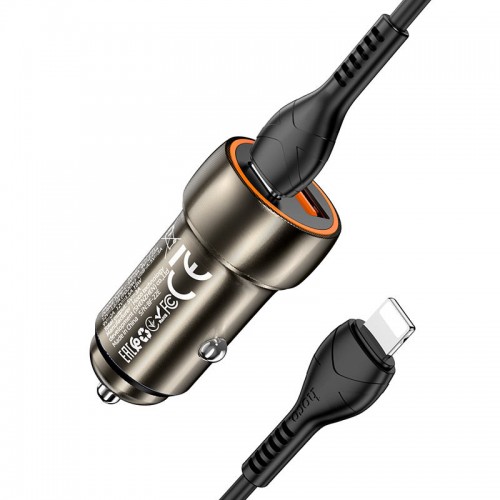 АЗУ Hoco Z46A Blue whale PD 20W + QC3.0 + Type-C to Lightning
