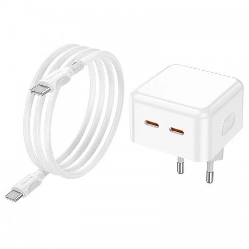МЗП Borofone BA76A Source PD35W (2Type-C) + Type-C to Type-C