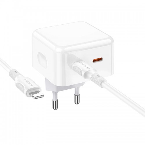 МЗП Borofone BA76A Source PD35W (2Type-C) + Type-C to Lightning