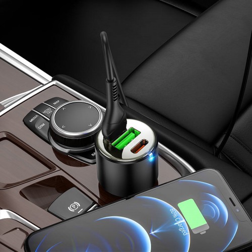 АЗУ Hoco NZ6 PD45W (2Type-C/1USB) + Type-C to Lightning