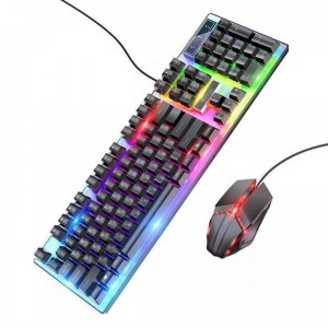 Игровая клавиатура + мышь Hoco GM18 Luminous