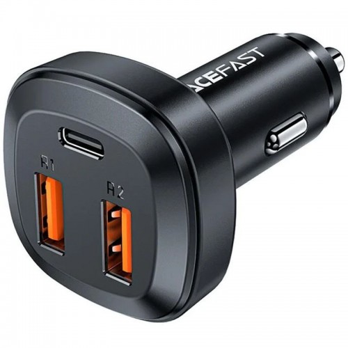 АЗУ Acefast B9 66W (2USB-A+USB-C) three port metal car charger
