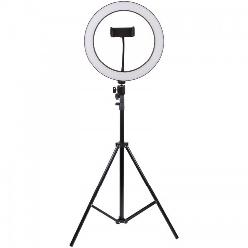 Кольцевая светодиодная LED лампа Flat Ring 10" + tripod 2.1m